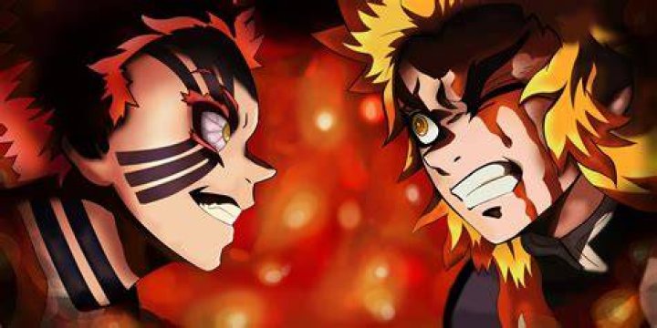 Akaza vs Rengoku Infinity Train Arc