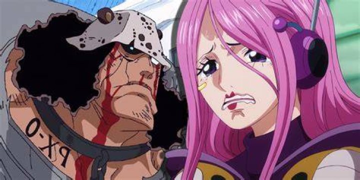 Bonney crying about Kuma in the One Piece manga