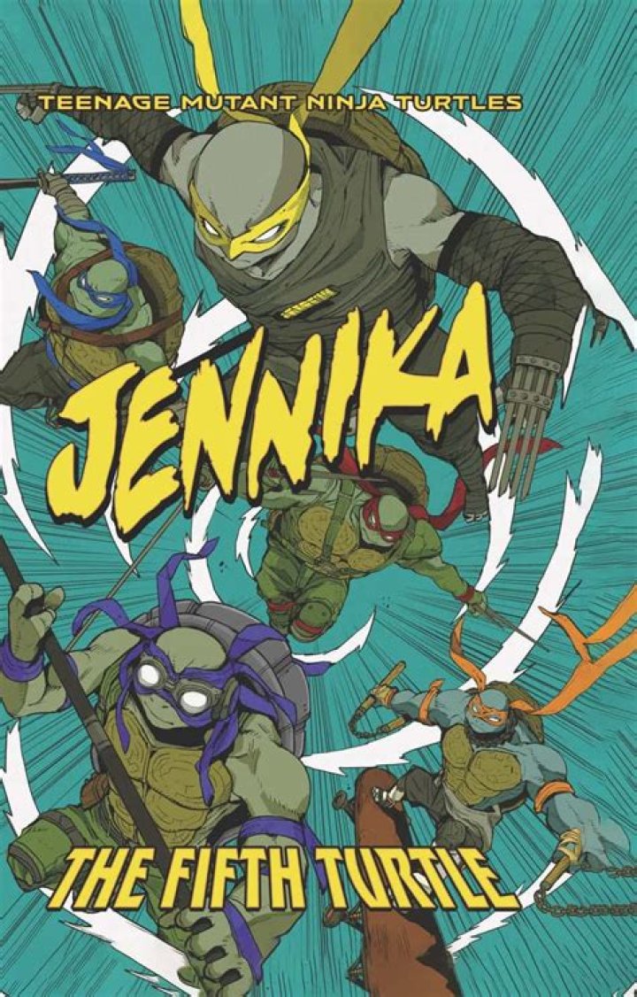 Jennika smiling on the cover of "TMNT: Jennika"