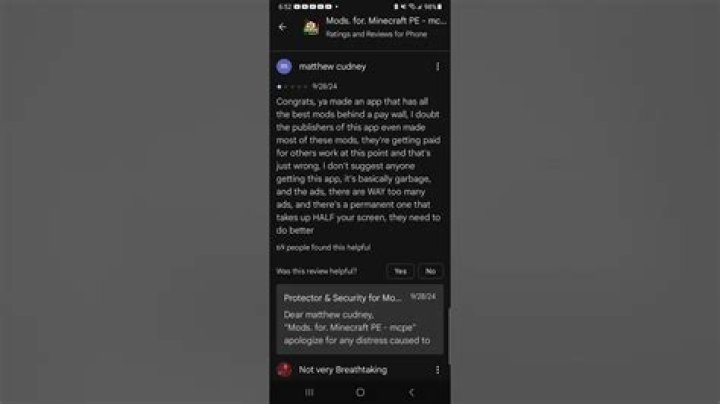 Minecraft PE 2 scam