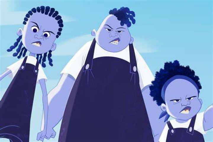 Why are the gross sisters blue?